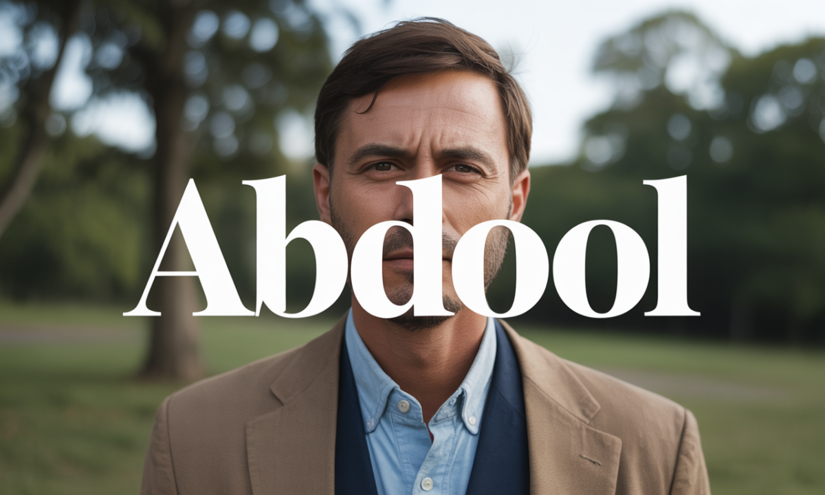 Illustration symbolique liée à l’origine du prénom Abdool