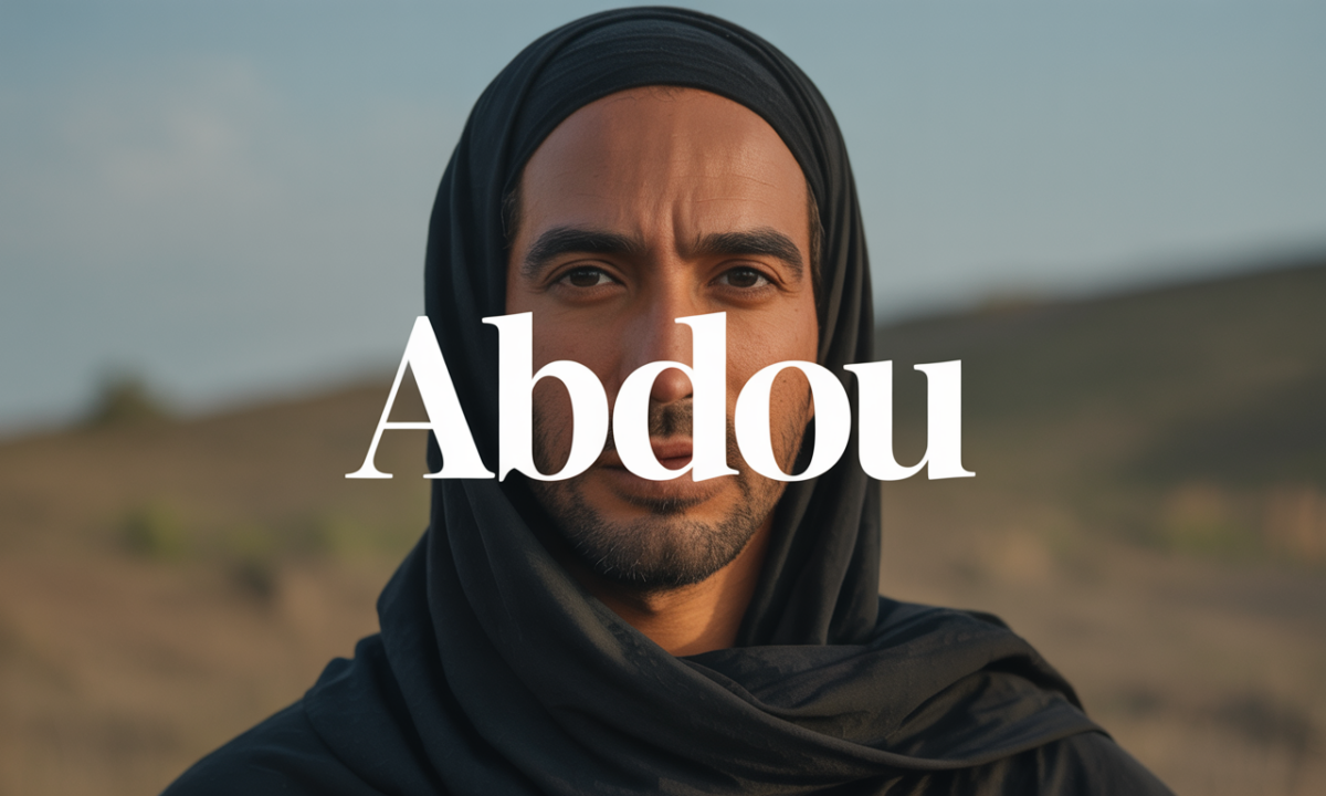 Illustration symbolique liée à l’origine du prénom Abdou