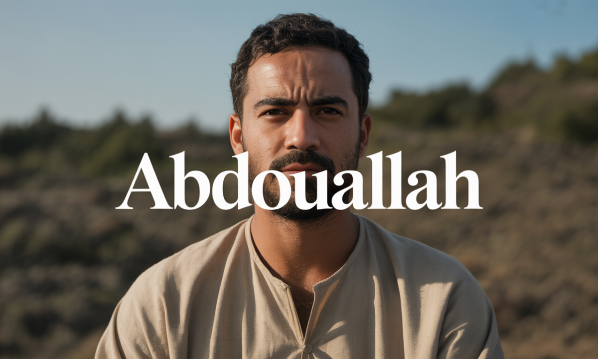 Illustration symbolique liée à l’origine du prénom Abdouallah