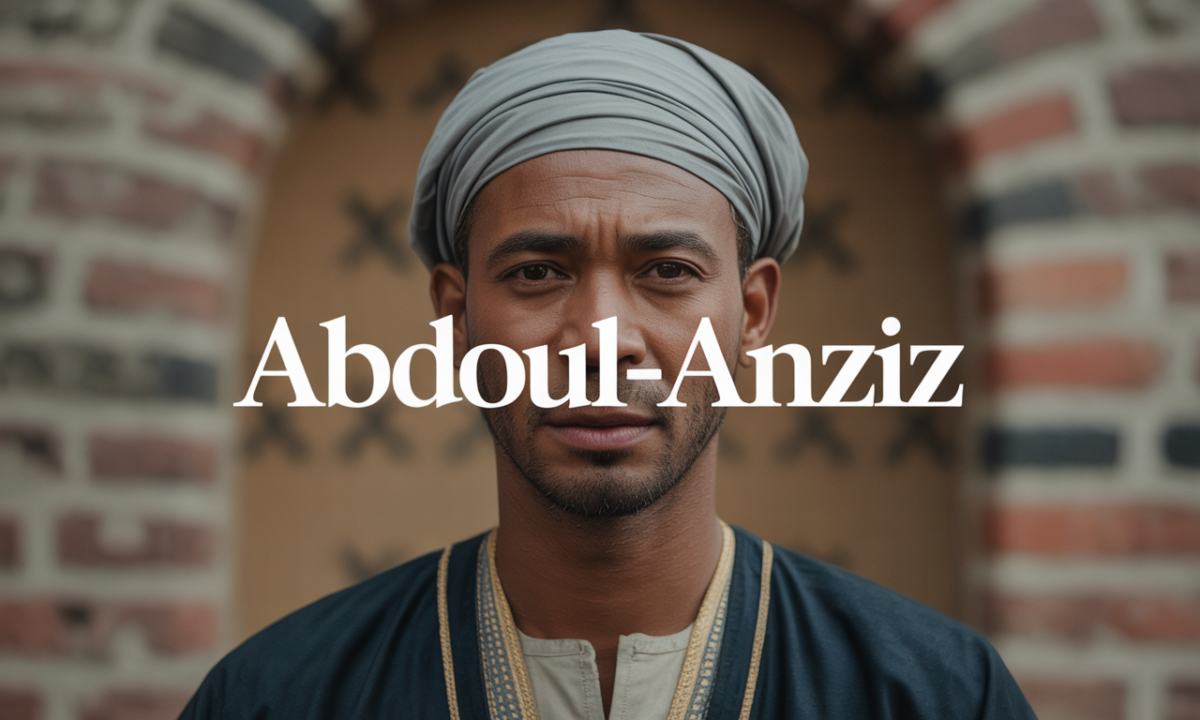 Illustration symbolique liée à l’origine du prénom Abdoul-anziz