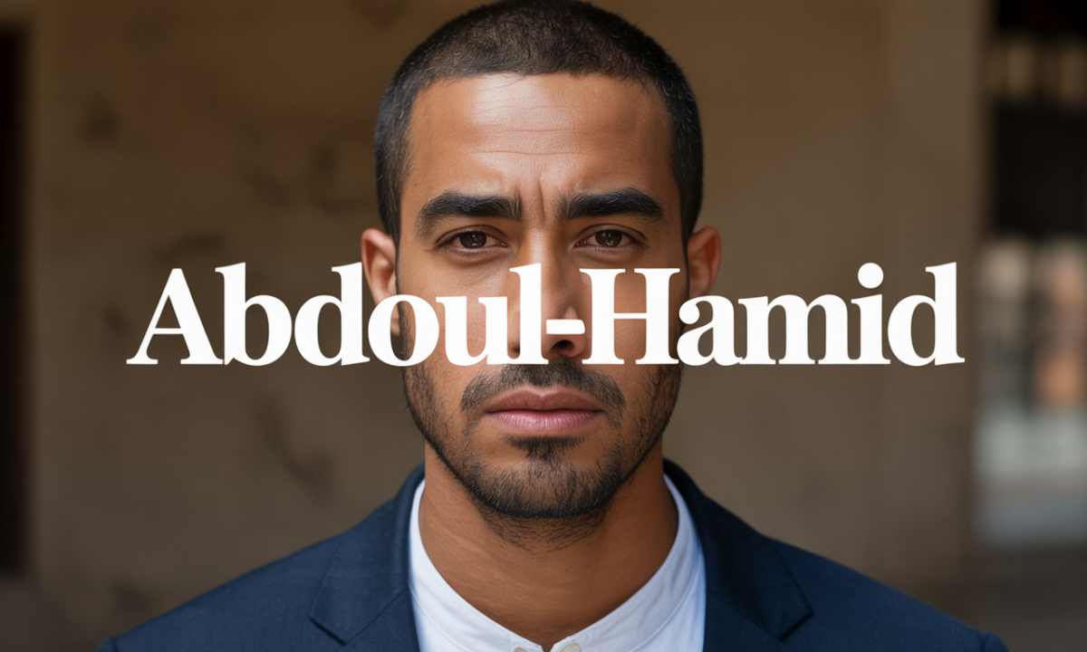 Illustration symbolique liée à l’origine du prénom Abdoul-hamid