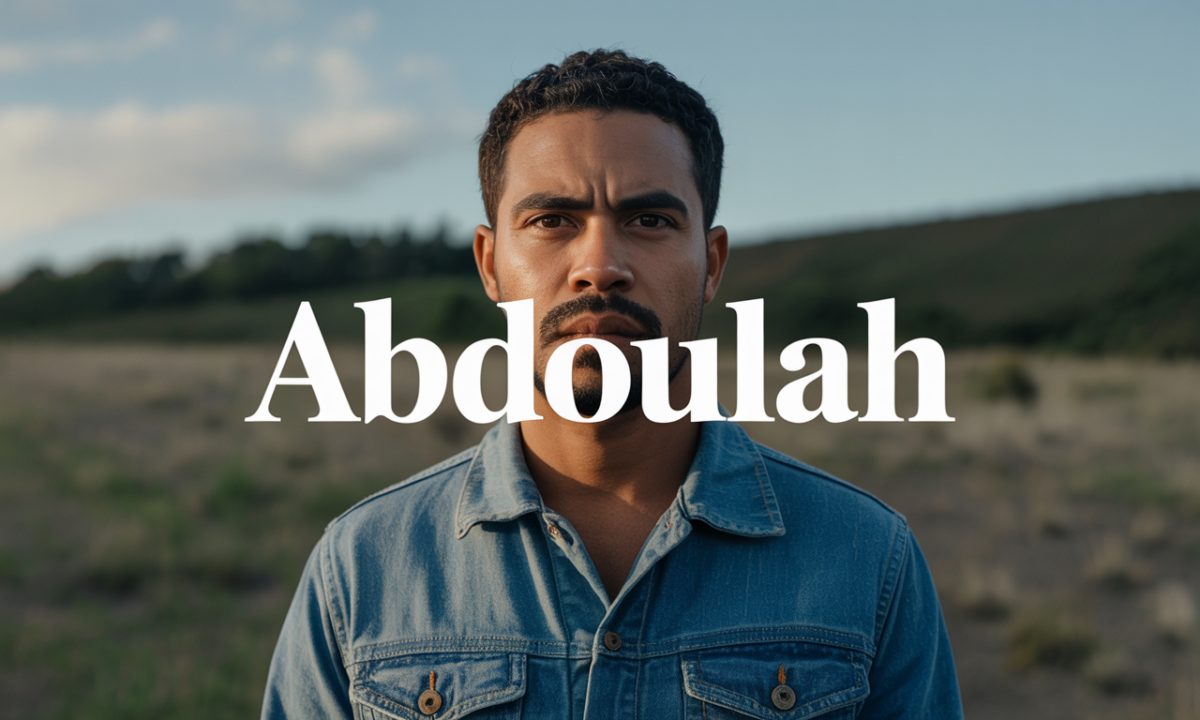Illustration symbolique liée à l’origine du prénom Abdoulah