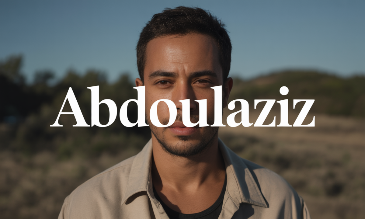 Illustration symbolique liée à l’origine du prénom Abdoulaziz