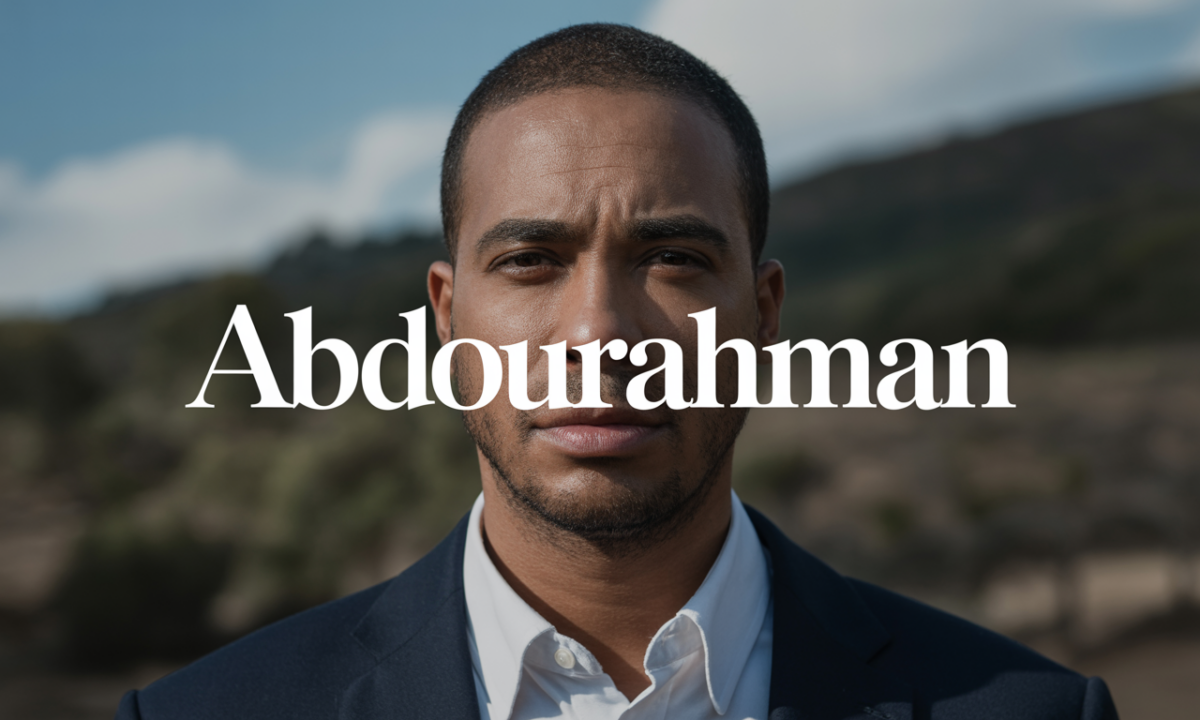 Illustration symbolique liée à l’origine du prénom Abdourahman