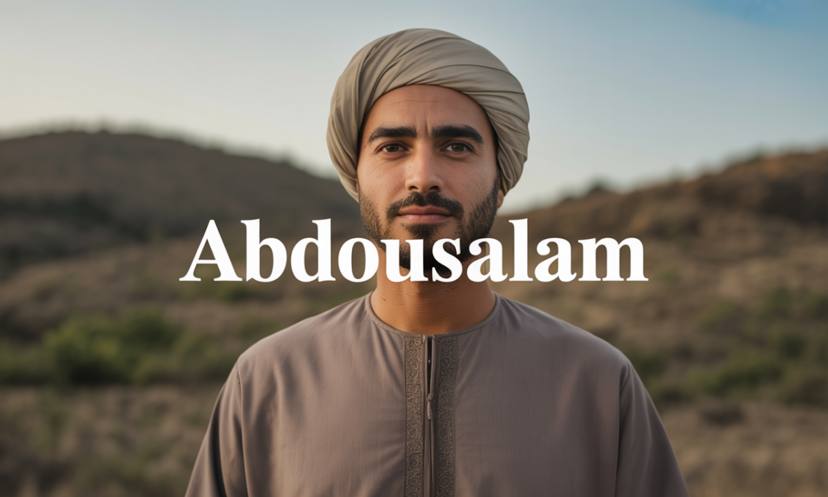 Illustration symbolique liée à l’origine du prénom Abdousalam