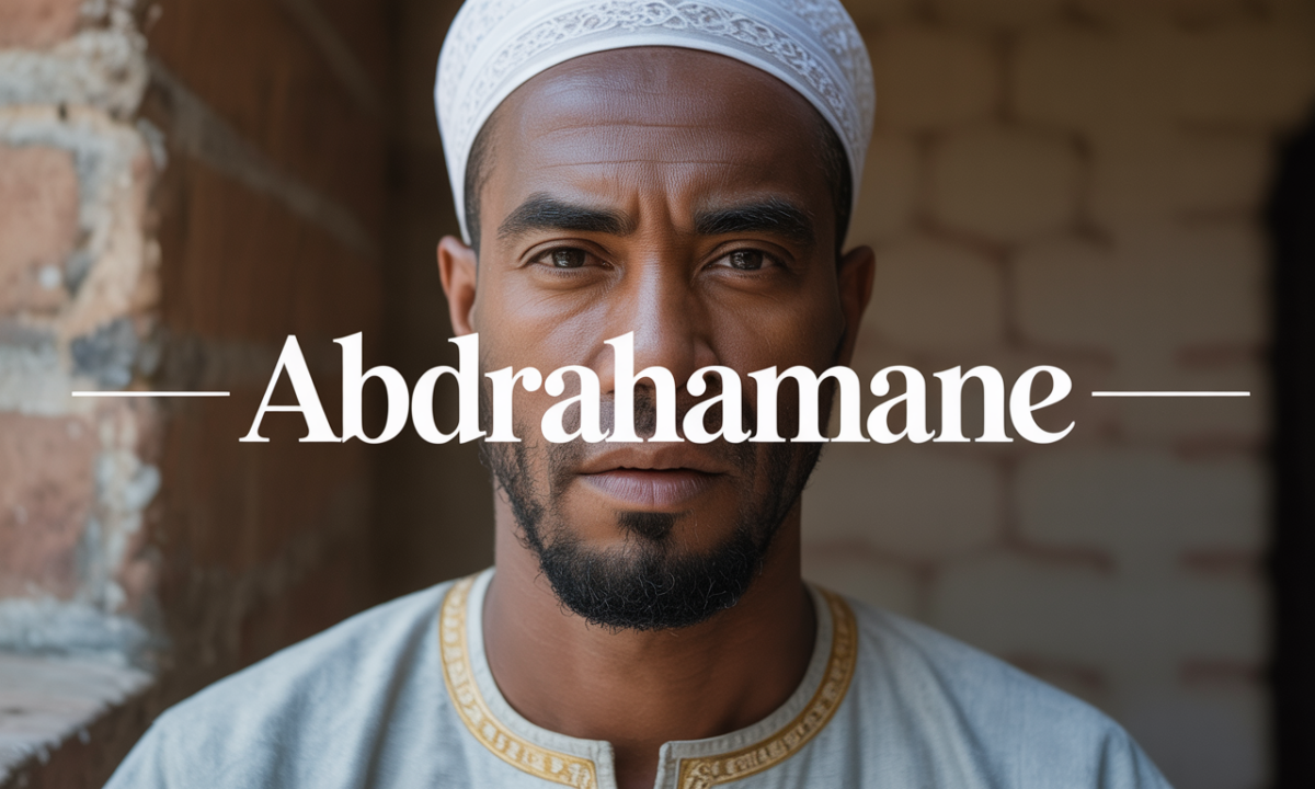 Illustration symbolique liée à l’origine du prénom Abdrahamane