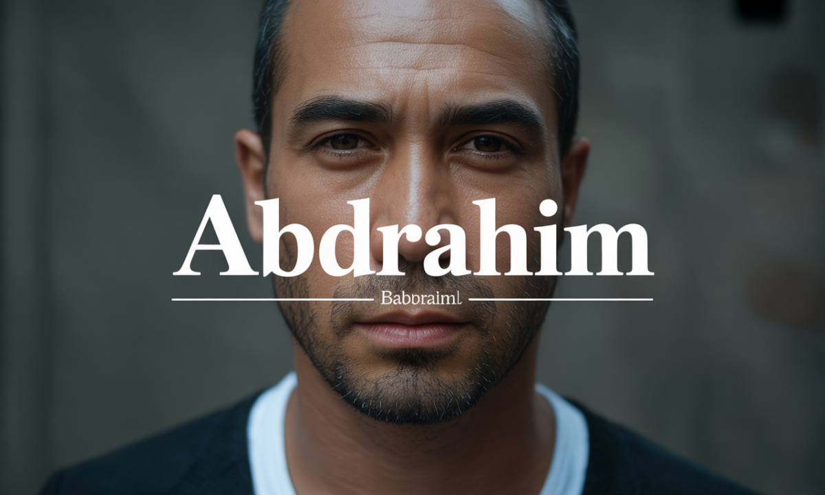 Illustration symbolique liée à l’origine du prénom Abdrahim