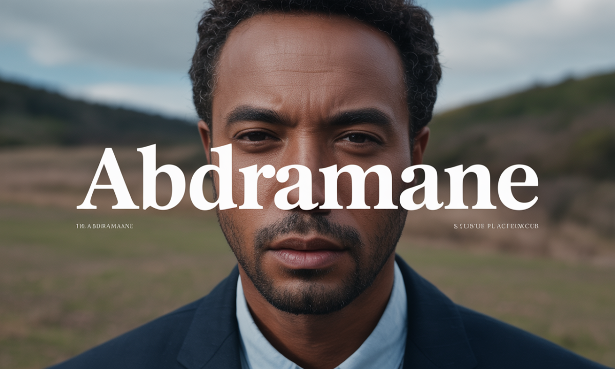 Illustration symbolique liée à l’origine du prénom Abdramane