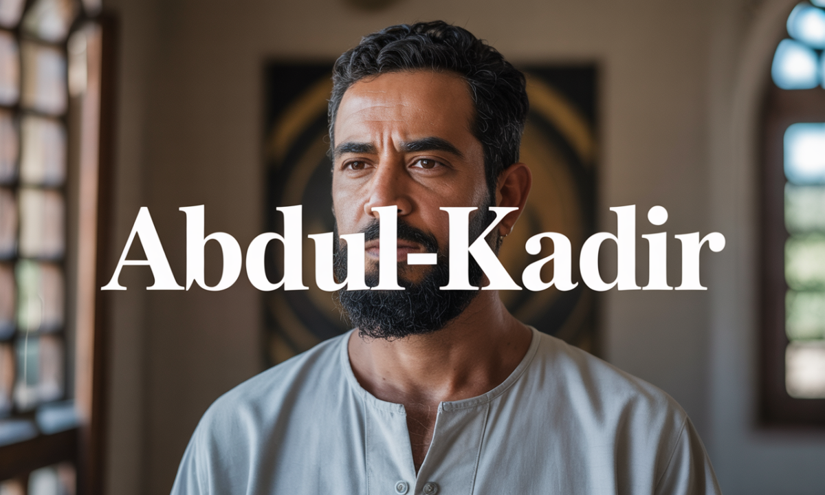 Illustration symbolique liée à l’origine du prénom Abdul-kadir