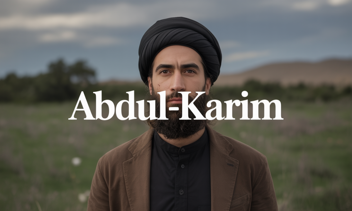 Illustration symbolique liée à l’origine du prénom Abdul-karim