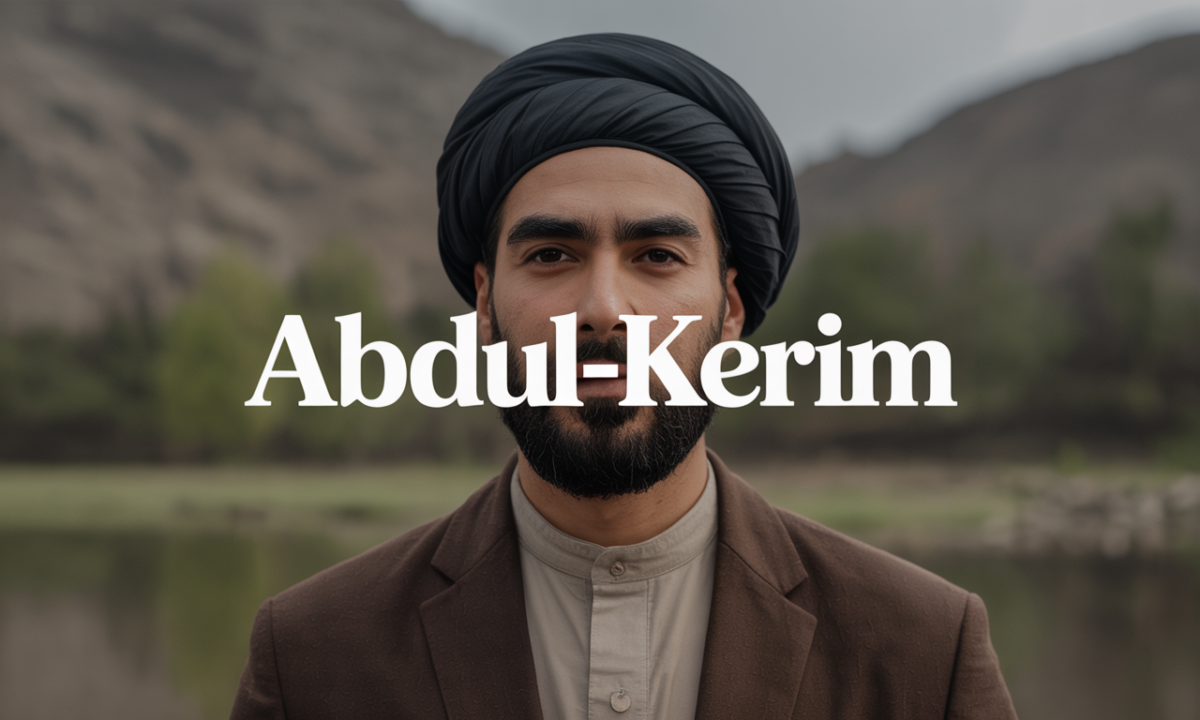 Illustration symbolique liée à l’origine du prénom Abdul-kerim