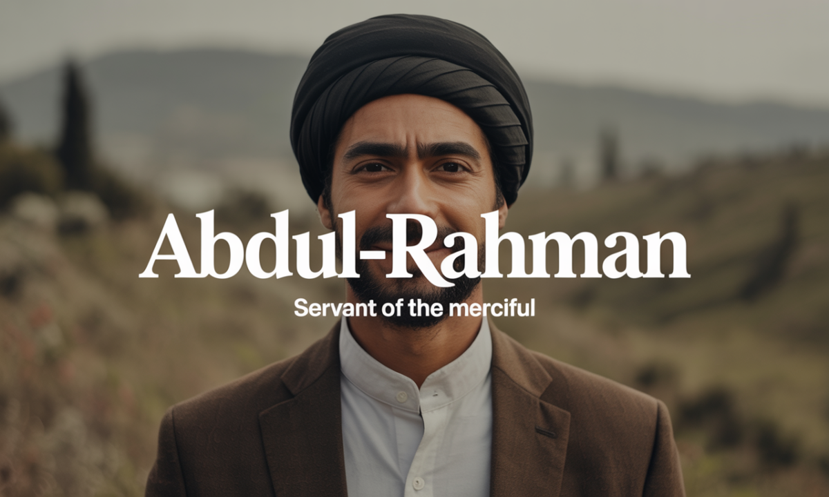 Illustration symbolique liée à l’origine du prénom Abdul-rahman