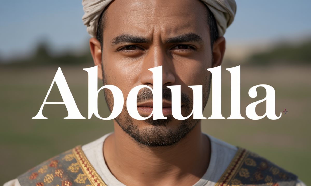 Illustration symbolique liée à l’origine du prénom Abdulla