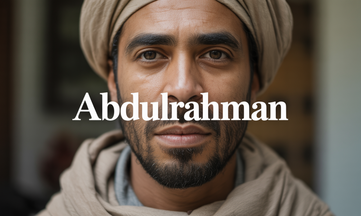 Illustration symbolique liée à l’origine du prénom Abdulrahman