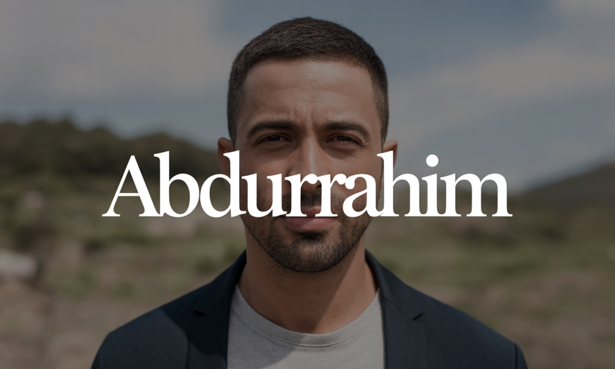 Illustration symbolique liée à l’origine du prénom Abdurrahim