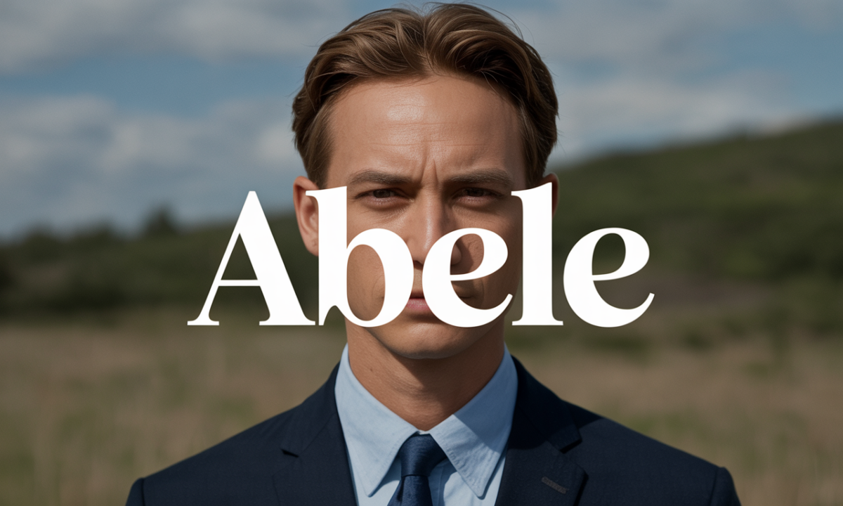 Illustration symbolique liée à l’origine du prénom Abele