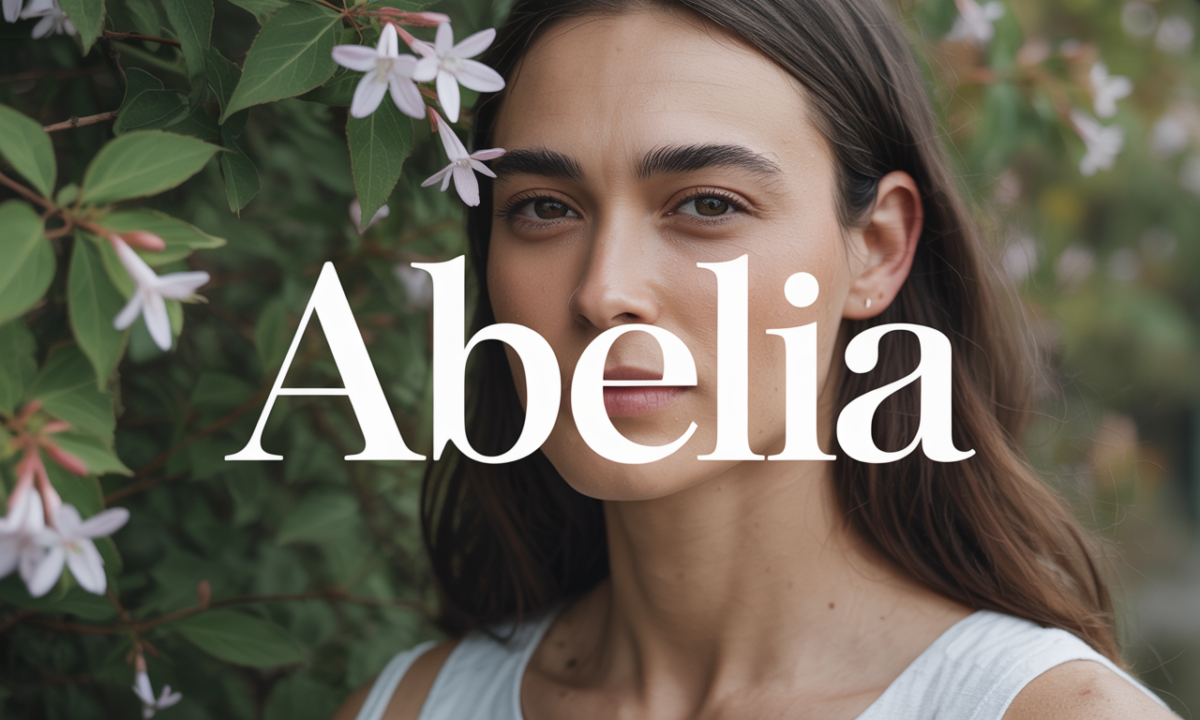 Illustration symbolique liée à l’origine du prénom Abelia