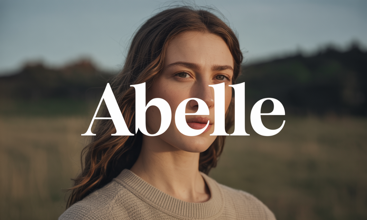 Illustration symbolique liée à l’origine du prénom Abelle