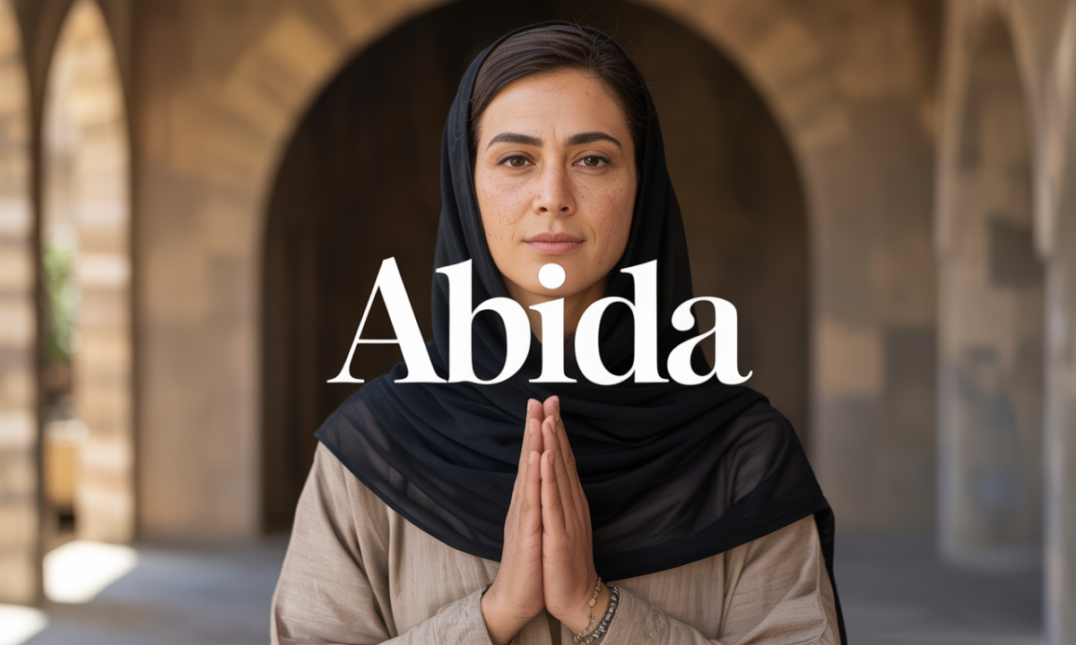 Illustration symbolique liée à l’origine du prénom Abida