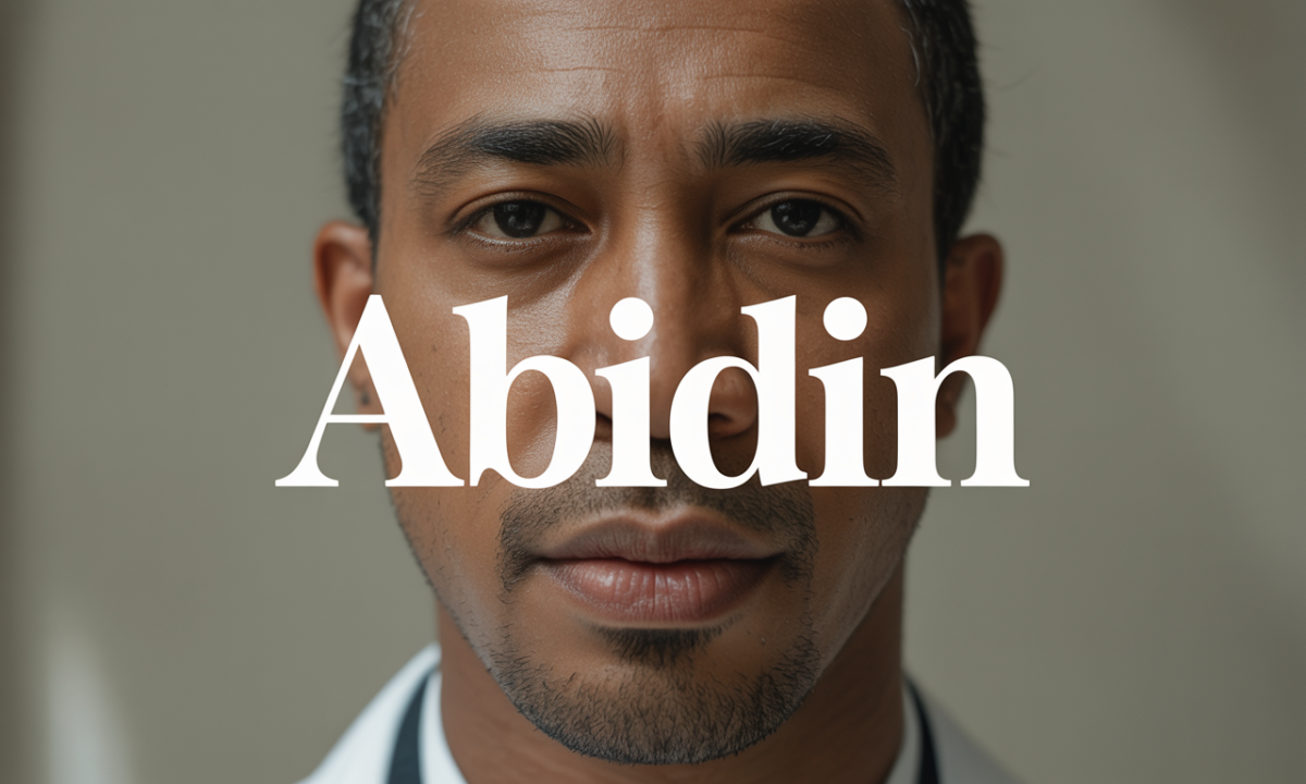 Illustration symbolique liée à l’origine du prénom Abidin