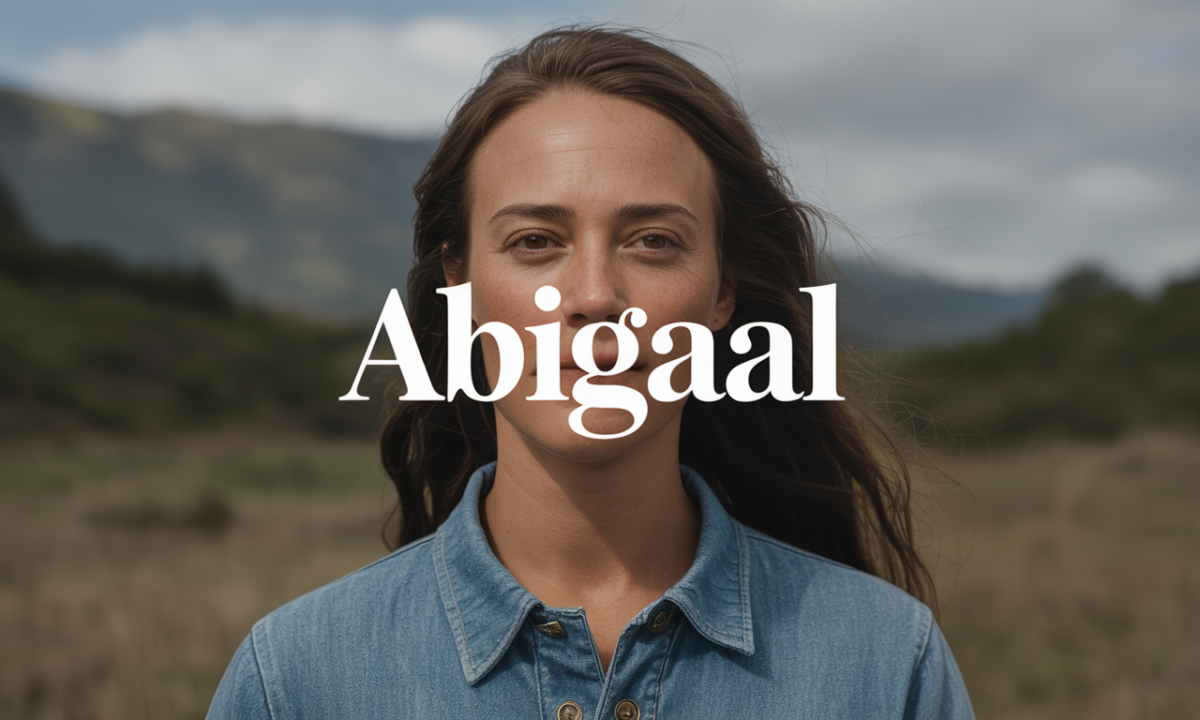 Illustration symbolique liée à l’origine du prénom Abigaal