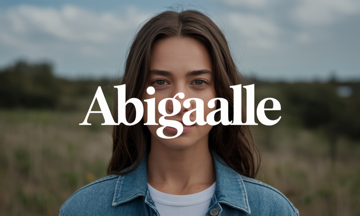 Illustration de Abigaalle, Prénoms