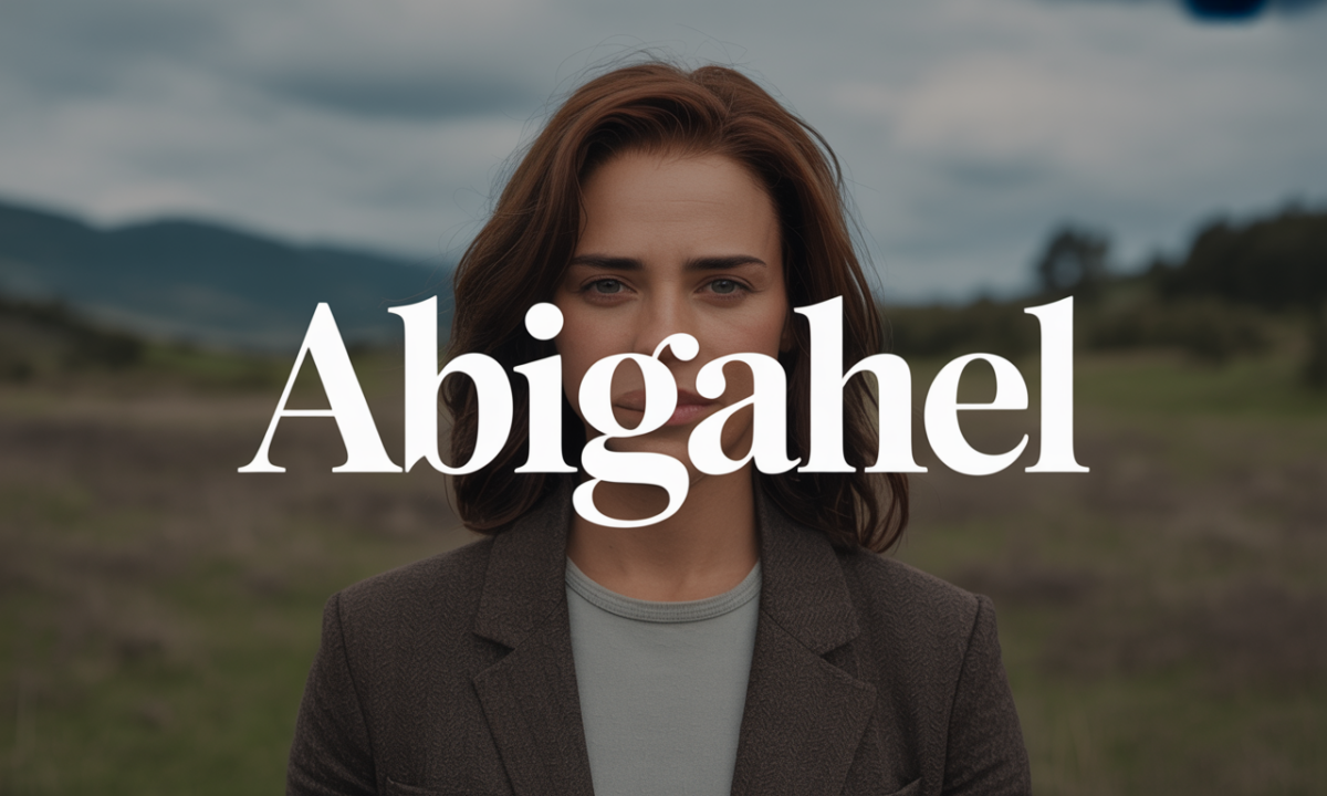 Illustration symbolique liée à l’origine du prénom Abigahel