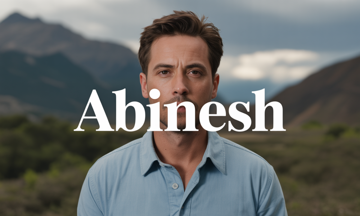 Illustration symbolique liée à l’origine du prénom Abinesh