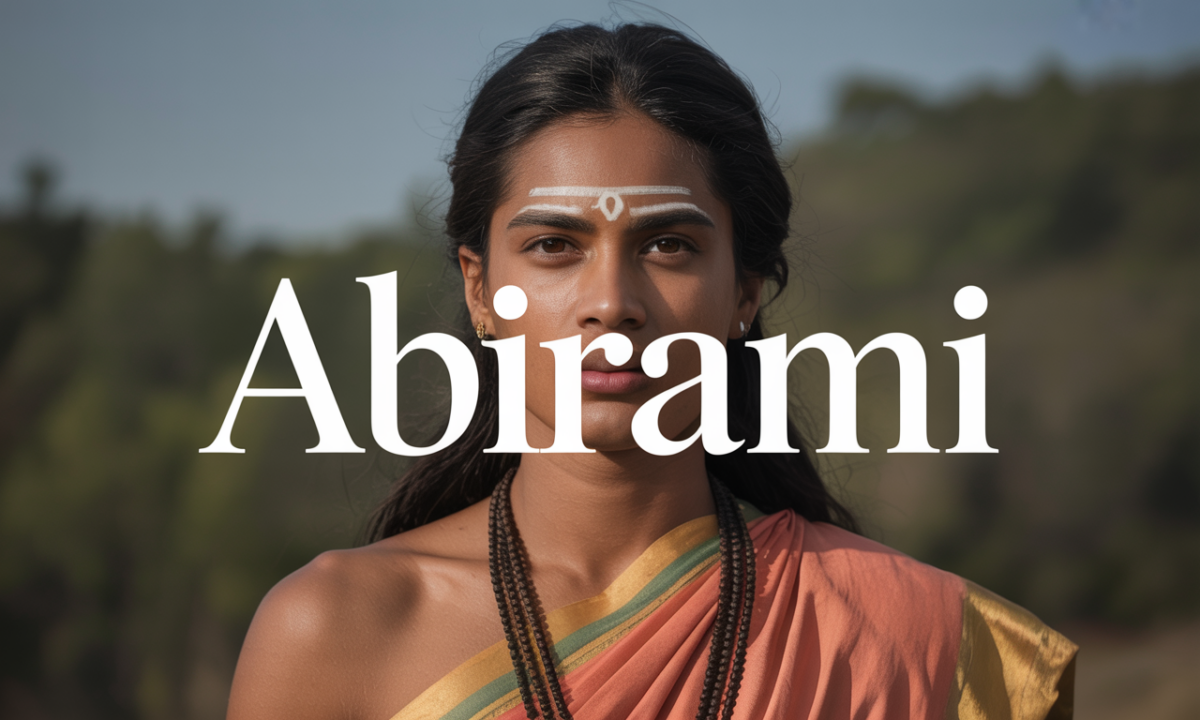 Illustration symbolique liée à l’origine du prénom Abirami