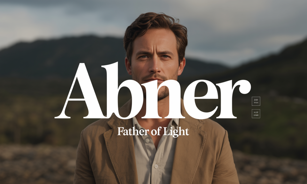 Illustration symbolique liée à l’origine du prénom Abner