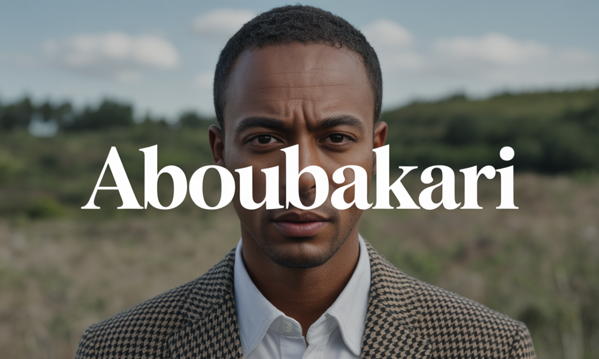 Illustration symbolique liée à l’origine du prénom Aboubakari