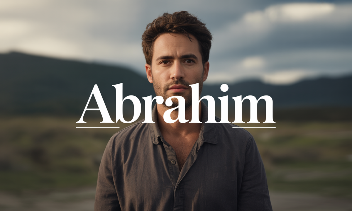 Illustration symbolique liée à l’origine du prénom Abrahim