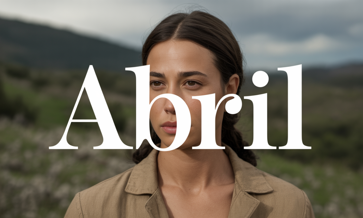 Illustration de Abril, Prénoms