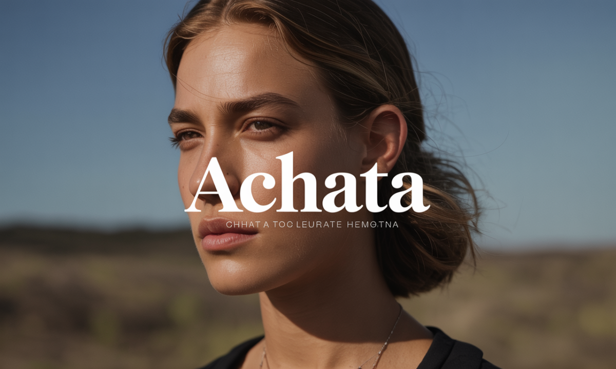 Illustration symbolique liée à l’origine du prénom Achata