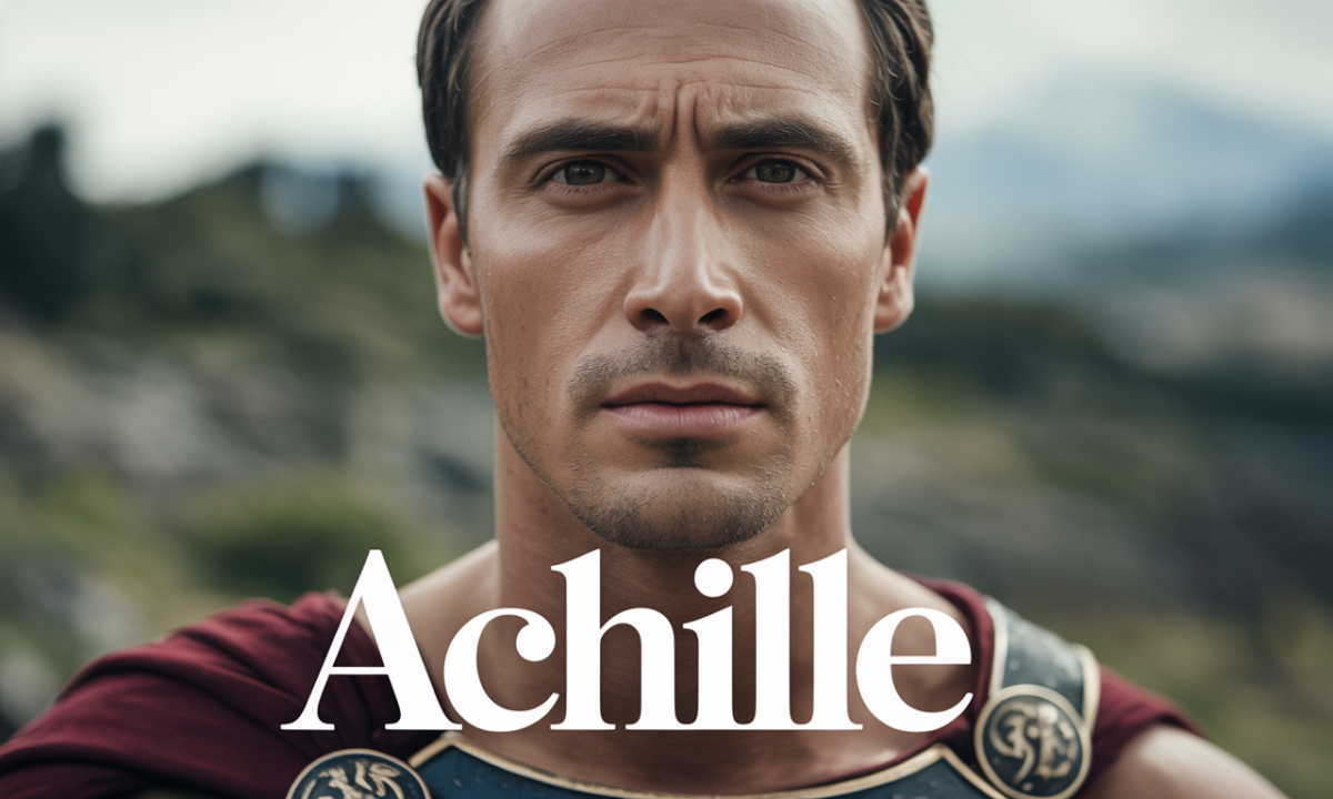 Illustration symbolique liée à l’origine du prénom Achille