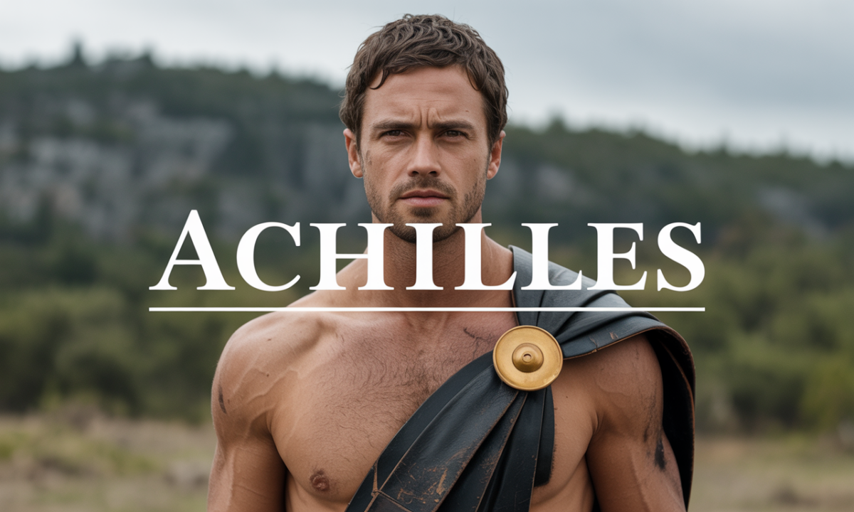 Illustration symbolique liée à l’origine du prénom Achilles