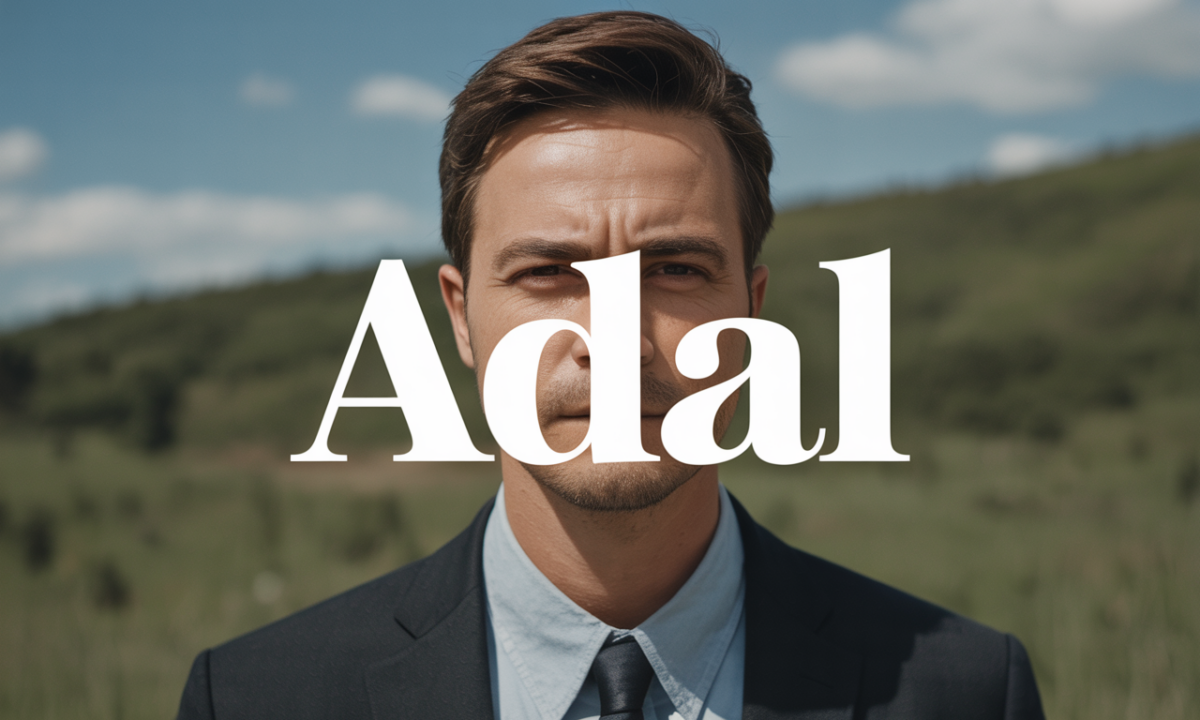 Illustration symbolique liée à l’origine du prénom Adal