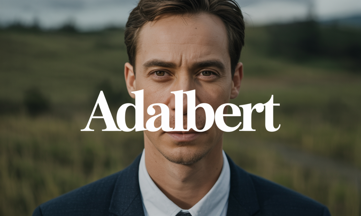 Illustration symbolique liée à l’origine du prénom Adalbert