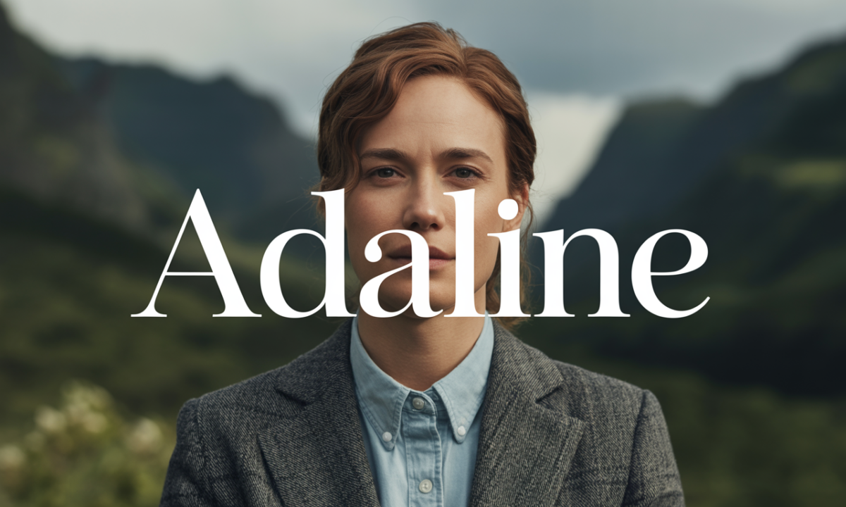 Illustration symbolique liée à l’origine du prénom Adaline