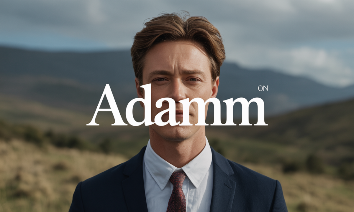 Illustration symbolique liée à l’origine du prénom Adamm