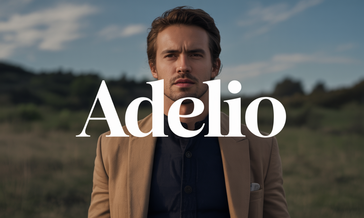 Illustration symbolique liée à l’origine du prénom Adelio