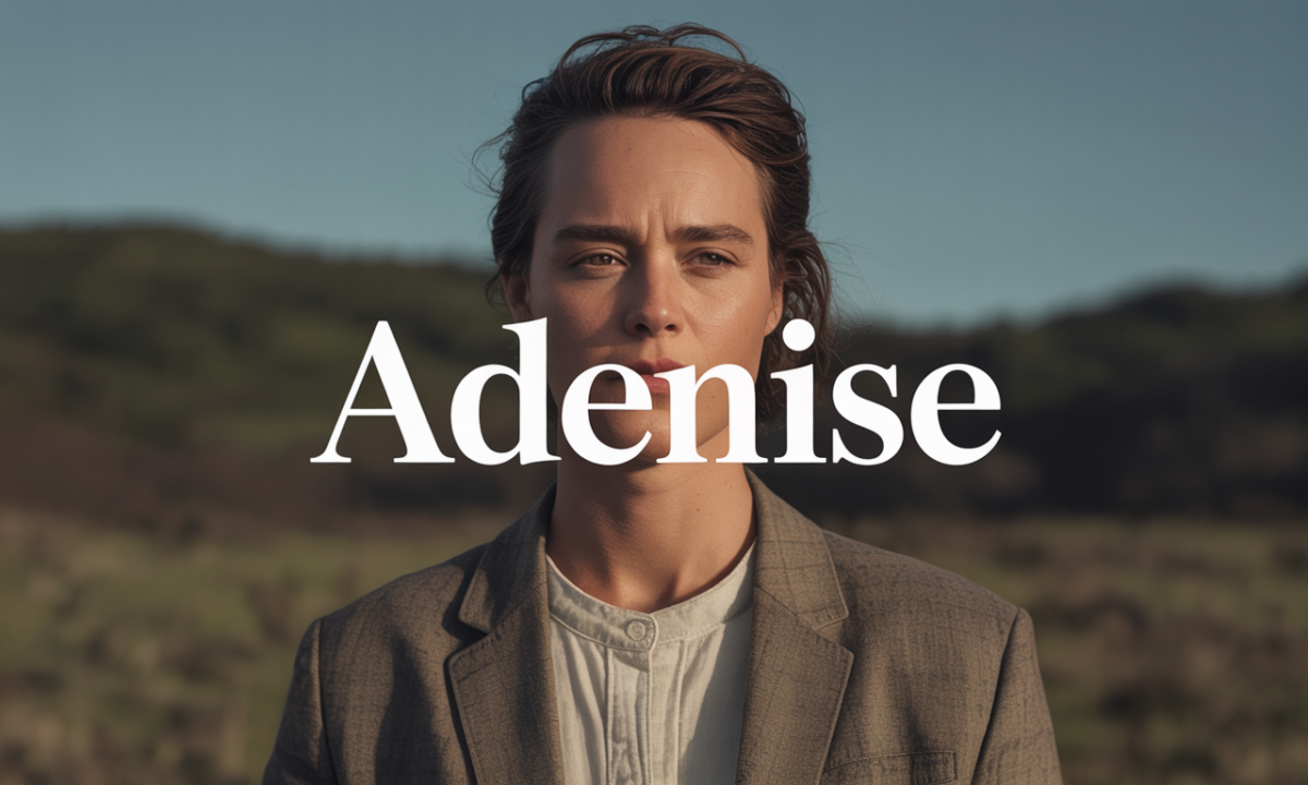 Illustration symbolique liée à l’origine du prénom Adenise
