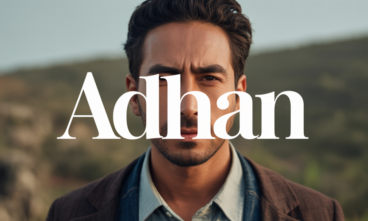 Illustration de Adhan, Prénoms