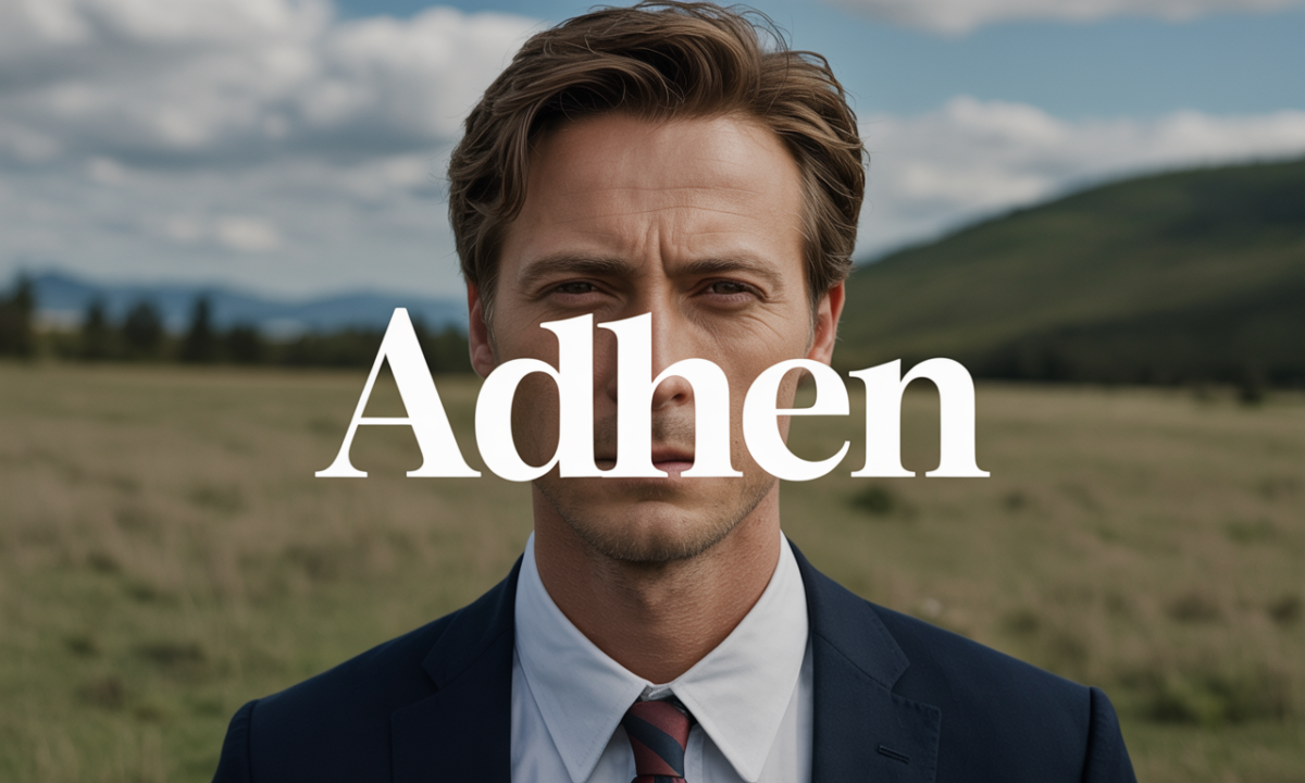 Illustration symbolique liée à l’origine du prénom Adhen