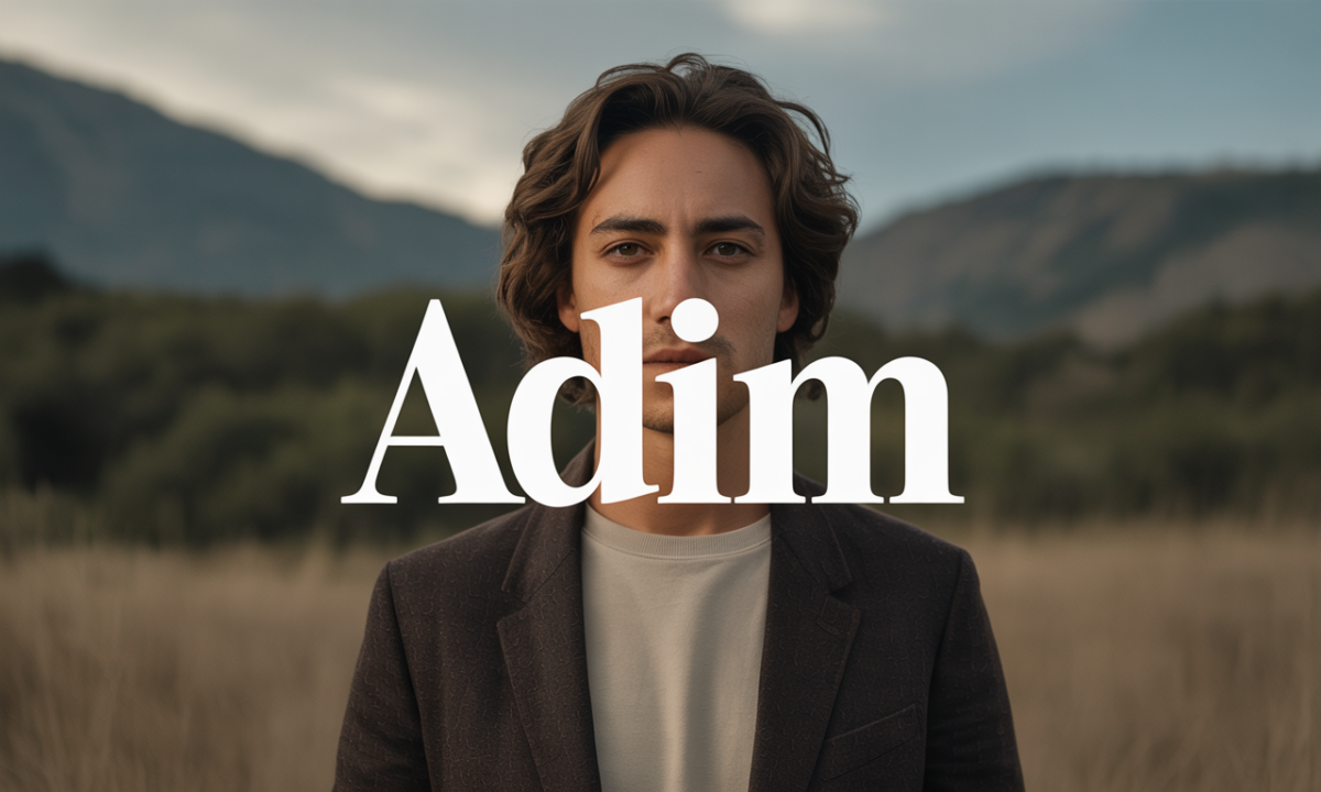 Illustration symbolique liée à l’origine du prénom Adim