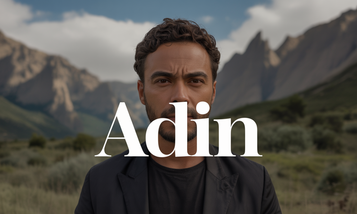 Illustration symbolique liée à l’origine du prénom Adin