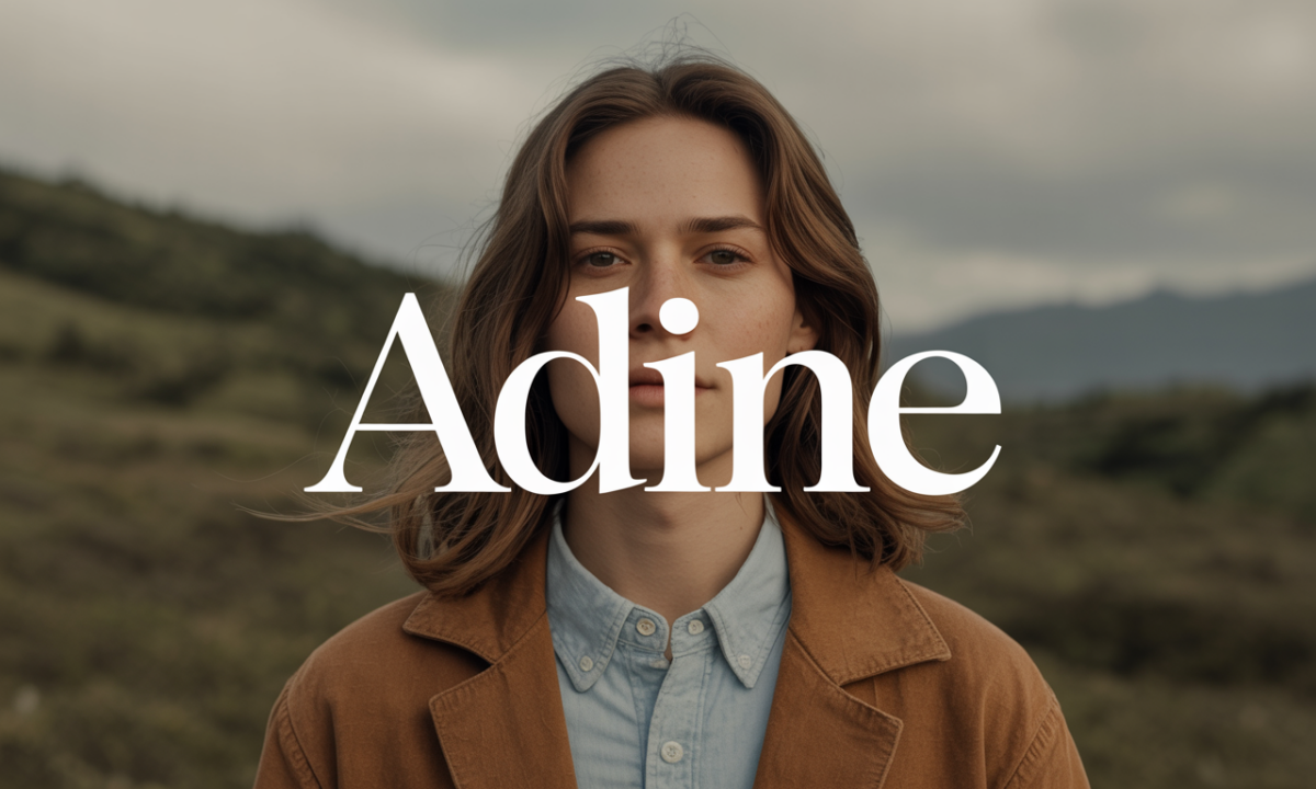 Illustration symbolique liée à l’origine du prénom Adine