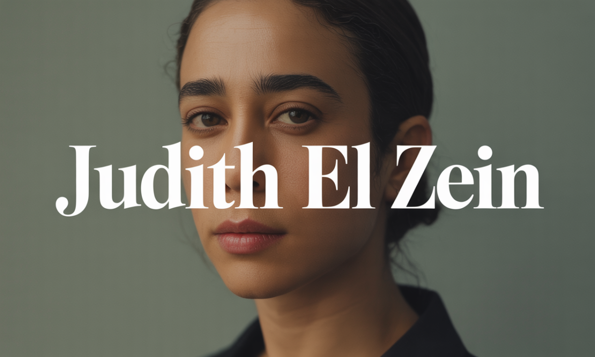 Illustration de Judith El Zein, personnalité publique