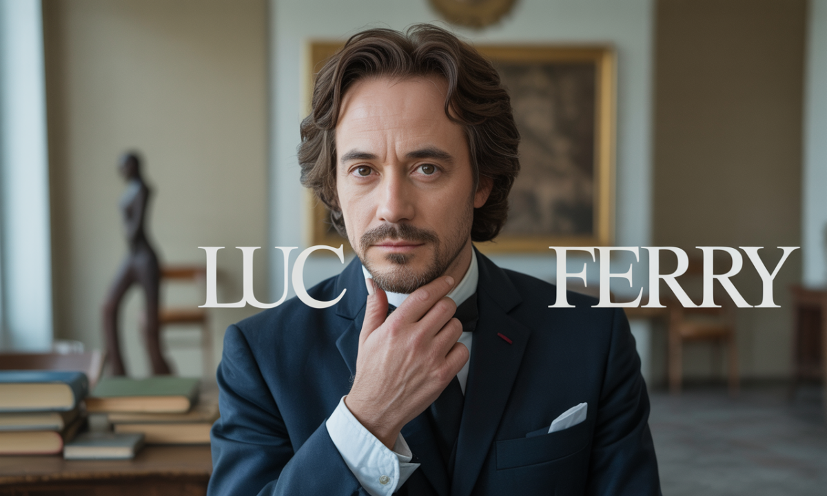 Illustration de Luc Ferry, personnalité publique