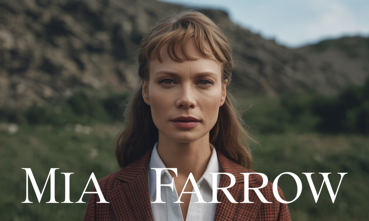 Illustration de Mia Farrow, personnalité publique